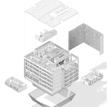 Mi proyecto del curso: Modelado de edificios paramétricos con Revit. 3D, Architecture, Interior Architecture, 3D Modeling, Digital Architecture, and ArchVIZ project by Jorge Santos - 02.17.2023