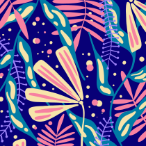 Mon projet du cours : Motifs botaniques et carnet de croquis. Illustration, Pattern Design, Botanical Illustration, and Sketchbook project by Dorine Gennari - 02.18.2023