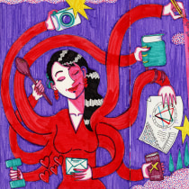 Mi proyecto del curso: Diario visual creativo: aprende a dibujar tu vida. Un proyecto de Escritura, Cómic, Humor gráfico y Sketchbook de Maria SO - 21.02.2023