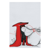 Little Red Riding Hood and the Big Bad Wolf. Un progetto di Illustrazione tradizionale, Design editoriale, Disegno, Stor, telling, Stor, board, Ritratto illustrato e Illustrazione infantile di Nikoletta Filippidi - 16.02.2023