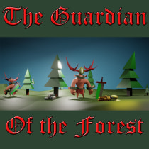 Modelado de personajes low poly: The Guardian of the Forest. Un projet de 3D, Modélisation 3D, Jeux vidéo, Conception de personnages 3D , et Conception de jeux vidéo de miguel enrique mendoza garcia - 23.02.2023
