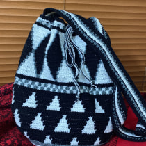 Mi proyecto del curso: Introducción al tapestry. Un proyecto de Diseño de complementos, Moda, Pattern Design, Tejido, Crochet y Diseño textil de Martha Rios Angel - 13.02.2023