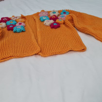 Mi proyecto del curso: Crochet: teje un suéter colorido con aplicaciones florales. Crochê, e Design têxtil projeto de molinammp - 11.03.2023