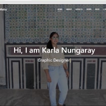 Portafolio web. Un proyecto de Diseño Web, Desarrollo Web, CSS, HTML y Diseño de producto digital de Karla Sofía Acuña Nungaray - 12.03.2023