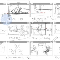 My project for course: Introduction to Storyboarding for Animated Films. Un proyecto de Ilustración, Motion Graphics, Animación, Animación de personajes, Dibujo, Ilustración digital, Stor, board, Dibujo anatómico e Ilustración animada de Pin_yi - 22.03.2023