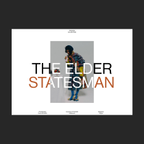 The Elder Statesman design exploration project. Design, UX / UI, Creative Consulting, Marketing, Web Design, Creativit, and Portfolio Development project by domagoj.babic53 - 03.27.2023