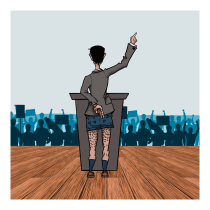 Politicamente Incorrecto. Illustration, Animation, Digital Illustration, Narrative, and Animated Illustration project by Franco Moyano - 03.26.2023