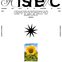 Aesthetic (Flowers). Un proyecto de Diseño gráfico, Diseño de carteles y Diseño tipográfico de Andrian Zulkarnaen Nanaki - 03.04.2023