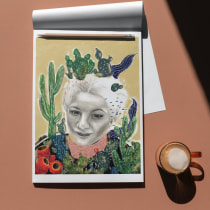Sandra Cisneros: Retrato con lápiz, técnicas de color y Photoshop. Un proyecto de Ilustración tradicional, Bellas Artes, Dibujo a lápiz, Dibujo, Ilustración digital, Ilustración de retrato y Dibujo de Retrato de Nathaly Lerma - 03.03.2023