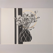 My project for course: Contemporary Botanical Illustration with Ink. Un proyecto de Ilustración, Dibujo artístico, Ilustración botánica e Ilustración con tinta de Alison Carpenter - 15.04.2023