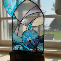 My Contemporary Stained Glass Design . Accessor, Design, Interior Design, Decoration, and DIY project by lisabethbennett - 04.20.2023