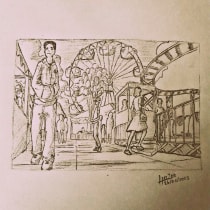 Mi proyecto del curso: Fundamentos del dibujo de personas a partir de la imaginación. Un proyecto de Ilustración, Bellas Artes, Bocetado, Dibujo a lápiz, Dibujo, Dibujo artístico y Dibujo anatómico de Héctor Chirinos - 20.04.2023