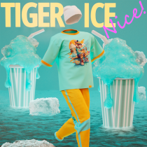 Tiger Ice! Street Wear designed in Marvelous Designer and Cinema 4D. Animação, Animação de personagens, Animação 3D, Design de moda, e Modelagem 3D projeto de Spencer Reeve - 28.04.2023