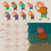 Mi proyecto del curso: Diseño de personajes para animación . Un progetto di Illustrazione, Animazione, Character design e Animazione di personaggi di Johana Jaramillo - 09.04.2023