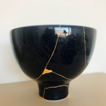 Mon projet du cours : Initiation à l'art du kintsugi : réparez vos poteries avec de l'or. Un projet de Artisanat, Beaux Arts, Céramique , et DIY de colonna.alice - 14.05.2023