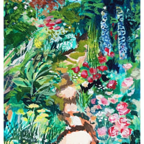 Mijn project van de cursus: Leer landschappen schilderen met gouache. Fine Arts, Painting, Naturalistic Illustration, and Gouache Painting project by Judith van Rijswijk - 05.16.2023
