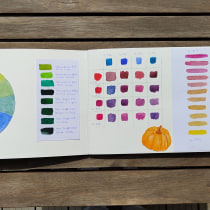 Final project: Creative Watercolor Sketching for Beginners. Illustration, Sketching, Creativit, Drawing, Watercolor Painting, and Sketchbook project by Edyta Hetman - 05.21.2023