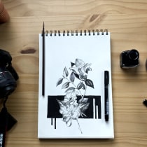 My project for course: Contemporary Botanical Illustration with Ink. Un progetto di Illustrazione, Disegno artistico, Illustrazione botanica e Illustrazione con inchiostro di Suvojyoti Ray - 22.05.2023