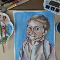 Miranda Ein Projekt aus dem Bereich Bildende Künste, Malerei, Aquarellmalerei, Porträtillustration und Porträtzeichnung von Stefania Neri - 27.05.2023