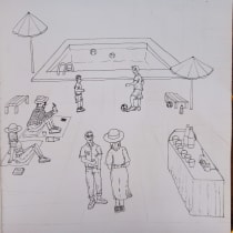 Mój projekt z kursu: Podstawy rysowania ludzi z wyobraźni. Illustration, Fine Arts, Sketching, Pencil Drawing, Drawing, Artistic Drawing, and Figure Drawing project by Adam Jasiewicz - 06.02.2023