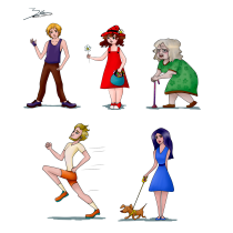 Mi proyecto del curso: Introducción al diseño de personajes para animación y videojuegos. Un progetto di Illustrazione tradizionale, Animazione, Character design, Videogiochi e Progettazione di videogiochi di Zaira RM - 19.06.2023