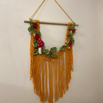Final projects for the course 3D Macramé for Botanical Wall Hanging  (String Theories Fiber Design)