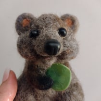 My project for course: Needle Felting Animal Creation. Arts, Crafts, To, Design, Fiber Arts, Needle Felting, and Textile Design project by madeleine.j.cooper - 06.20.2023