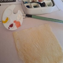 My project for course: The Art of Tea Bag Painting. Un proyecto de Bellas Artes, Pintura, Pintura a la acuarela y Pintura gouache de Angelique Pacheco - 25.06.2023