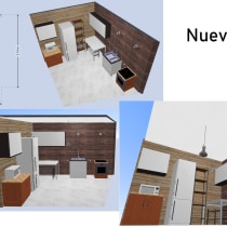 Mi proyecto del curso: Nueva Cocina. Interior Architecture, Interior Design, Interior Decoration, and Spatial Design project by caam174 - 07.13.2023