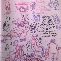 Mi proyecto del curso: Técnicas de dibujo en sketchbook para principiantes. Un proyecto de Diseño de personajes, Bocetado, Dibujo a lápiz, Dibujo y Sketchbook de Anabella Gómez - 18.07.2023