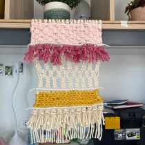 My project for course: Introduction to Macramé: Creation of a Decorative Tapestry. Accessor, Design, Arts, Crafts, Interior Design, Decoration, Fiber Arts, Macramé, and Textile Design project by marigcasado - 07.20.2023