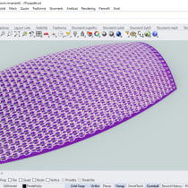 Il mio progetto del corso: Modellazione di pattern 3D con Rhino Grasshopper. Un progetto di 3D, Architettura, Design e creazione di mobili, Design industriale, Architettura d'interni, Product design, Modellazione 3D, Architettura digitale e Progettazione 3D di Lorenzo Focardi - 22.06.2023