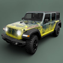Mi proyecto del curso: Introducción al modelado de vehículos en 3D. Jeep Wrangler Rubicon. Un proyecto de 3D y Modelado 3D de Javier RuizMe - 08.08.2023