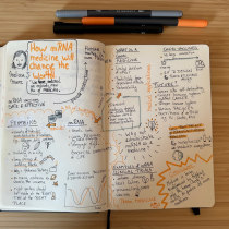 My project for course: Sketchnoting: Communicate with Visual Notes. Traditional illustration, Creativit, Drawing, Communication, Management, Productivit, and Business project by Emilie Etoundi - 08.31.2023