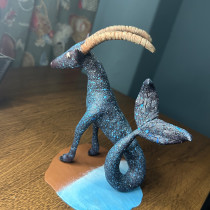 Meu projeto do curso: Escultura de personagens em plasticina epóxi - A cabra marinha. Un progetto di Character design, Belle arti, Scultura e Ceramica di marcosvrd.md - 07.09.2023
