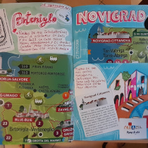Cuaderno de viaje: un finde en Croacia . Un proyecto de Collage, Sketchbook y Álbum ilustrado						 de Selena G. - 17.09.2023