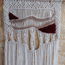 My project for course: Intro to Macraweaving: Make a Wall Hanging. Accessor, Design, Interior Design, Decoration, Fiber Arts, Macramé, Weaving, and Textile Design project by Farida Juzer - 09.21.2023