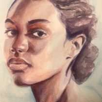My project for course: Artistic Portrait with Watercolors. Fine Arts, Painting, Watercolor Painting, Portrait Illustration, and Portrait Drawing project by renwill935 - 09.29.2023