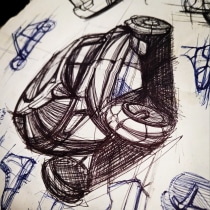 Mi proyecto del curso: Diseño de automóviles: el boceto. Design, Design industrial, Design de produtos, e Esboçado projeto de Gustav Klunder - 04.10.2023