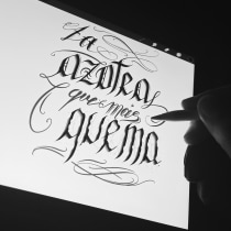 Mi proyecto del curso: Lettering para tatuajes. Calligraph, Lettering, and Tattoo Design project by Harvey Perez - 10.04.2023