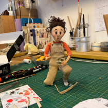 My project for course: Introduction to Puppet Making for Stop Motion. Un proyecto de Artesanía, Stop Motion y Art to de Inês Mota - 18.07.2023