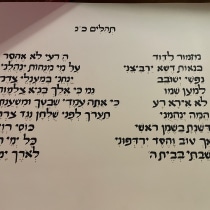Hebrew Calligraphy 23rd Psalm. Writing, and Calligraph project by Nathaniel Kaup - 10.10.2023