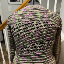 Crochet Short Rows—Sweater. Fashion, Fashion Design, Fiber Arts, DIY, and Textile Design project by Teresa Cochran - 10.09.2023