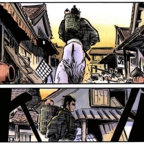 Acuarela y color para cómic e ilustración - Lone Wolf and Cub. Traditional illustration, Comic, and Watercolor Painting project by Moisés Mora - 10.26.2023