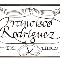 Mi proyecto del curso: Caligrafía para un Ex libris. Calligraph, Brush Pen Calligraph, Calligraph, St, and les project by PACO RODRIGUEZ - 11.02.2023