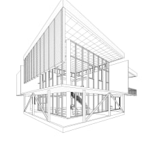 Mi proyecto del curso: Diseño y modelado arquitectónico 3D con Revit. 3D, Arquitetura, Arquitetura de interiores, Modelagem 3D, Arquitetura digital, e Visualização arquitetônica projeto de María Ángela Jaime Durán - 09.11.2023