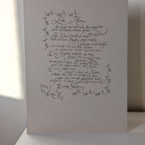 Mein Abschlussprojekt für den Kurs: Englische Kalligraphie von A bis Z Ein Projekt aus dem Bereich Kalligrafie, Brush Painting und Kalligrafie-Stile von Stefanie Ziller-Schawer - 24.11.2023