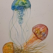 My project for course: Modern Watercolor Techniques. Un projet de Illustration traditionnelle, Beaux Arts, Peinture , et Aquarelle de sanjisoro - 02.12.2023