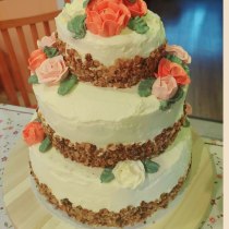 My project for course: Decorative Buttercream Flowers for Cake Design. Een project van  Ontwerp, Koken, DIY, Culinaire kunst, Lifest y le van Lāsma Robate - 25.11.2023