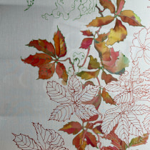 My project for course: Silk Painting Techniques. Un proyecto de Moda, Pintura, Diseño de moda, Ilustración textil, DIY, Teñido Textil y Diseño textil de r.veigeltaite - 01.12.2023